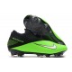 Nike Phantom Vision Elite DF FG Green Black Silver Soccer Cleats