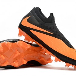 Nike Phantom Vision Elite DF FG Orange Black Soccer Cleats