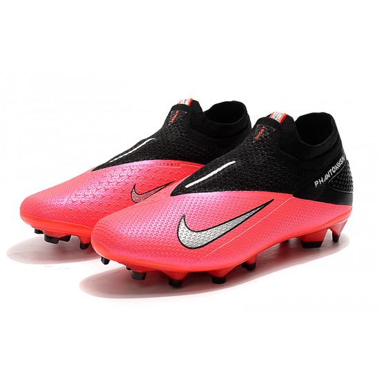 Nike Phantom Vision Elite DF FG Peach Black Silver Soccer Cleats