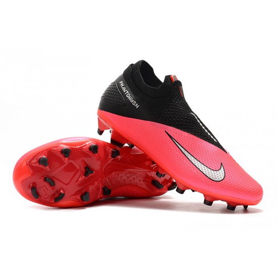 Nike Phantom Vision Elite DF FG Peach Black Silver Soccer Cleats