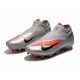 Nike Phantom Vision Elite DF FG Silver Orange Black Soccer Cleats