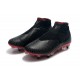 Nike Phantom Vision Elite DF SG Black Win Red Grey Soccer Cleats