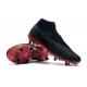 Nike Phantom Vision Elite DF SG Black Win Red Grey Soccer Cleats