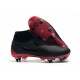 Nike Phantom Vision Elite DF SG Black Win Red Grey Soccer Cleats