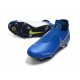 Nike Phantom Vision Elite DF SG Deep Blue Black Silver Soccer Cleats