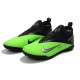 Nike React Phantom Vision 2 Pro Dynamic Fit TF Black Silver Green Soccer Cleats