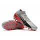 Nike Superfly 7 Academy AG Silver Black Orange Soccer Cleats