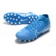 Nike Superfly 7 Academy AG White Navy Blue Soccer Cleats