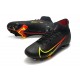 Nike Superfly 8 Elite FG High Mens Womens Black Yellow Red Soccer Cleats