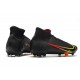 Nike Superfly 8 Elite FG High Mens Womens Black Yellow Red Soccer Cleats