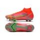 Nike Superfly 8 Elite FG High Mens Womens Green Red Silver Soccer Cleats