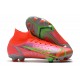 Nike Superfly 8 Elite FG High Mens Womens Green Red Silver Soccer Cleats