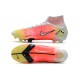 Nike Superfly 8 Elite High FG Mens Womens Orange Silver White Soccer Cleats