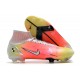 Nike Superfly 8 Elite High FG Mens Womens Orange Silver White Soccer Cleats