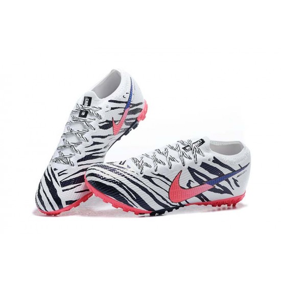 Nike Vapor 13 Elite TF Black White Peach Soccer Cleats