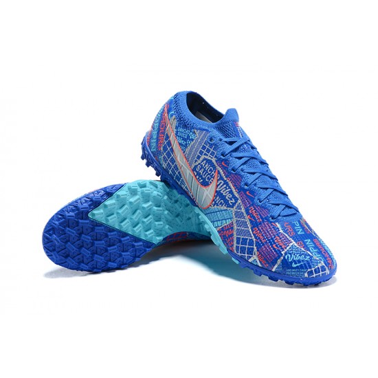 Nike Vapor 13 Elite TF Blue Grey LtBlue Soccer Cleats