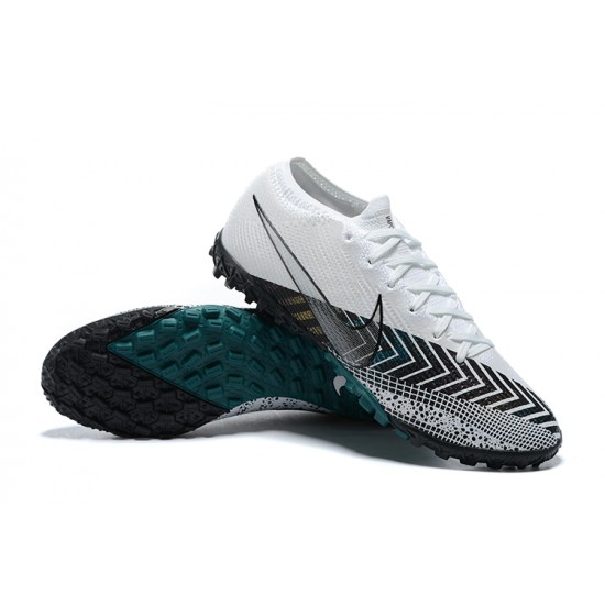 Nike Vapor 13 Elite TF Green White Black Soccer Cleats