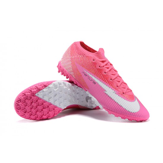 Nike Vapor 13 Elite TF Pink Red White Soccer Cleats