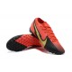 Nike Vapor 13 Elite TF Red Black Gold Soccer Cleats