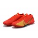 Nike Vapor 13 Elite TF Red Gold Black Soccer Cleats