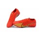 Nike Vapor 13 Elite TF Red Gold Black Soccer Cleats