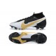 Nike Mercurial Superfly 7 Elite FG Black Gold Silver Soccer Cleats