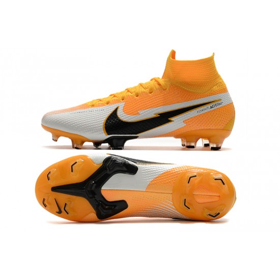 Nike Mercurial Superfly 7 Elite Korea FG Orange Silver Black Soccer Cleats