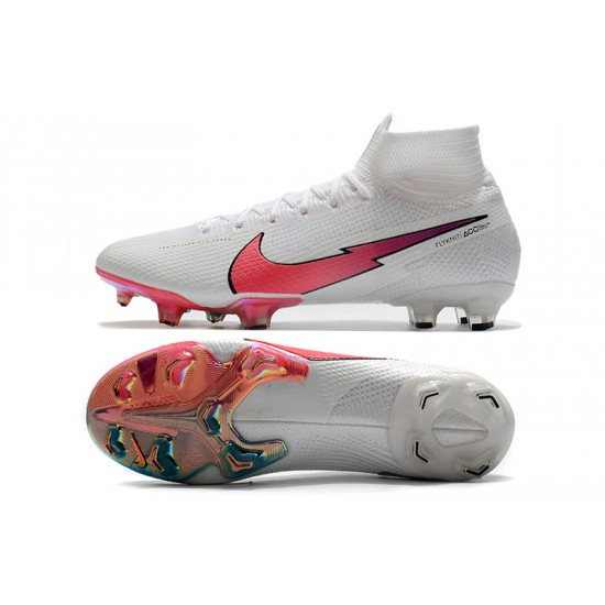 Nike Mercurial Superfly 7 Elite Korea FG White Peach Blue Soccer Cleats