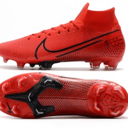 Nike Mercurial Superfly 7 Elite SE FG Deep Red Black Soccer Cleats