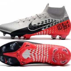 Nike Mercurial Superfly 7 Elite SE FG Red Silver Black Soccer Cleats