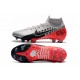 Nike Mercurial Superfly 7 Elite SE FG Red Silver Black Soccer Cleats