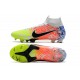 Nike Mercurial Superfly 7 Elite SE FG White Black Green Multi Soccer Cleats