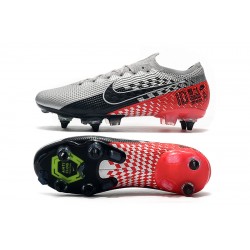 Nike Mercurial Superfly 7 Elite SG-PRO AC Low Silver Black Red Soccer Cleats