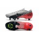 Nike Mercurial Superfly 7 Elite SG-PRO AC Low Silver Black Red Soccer Cleats