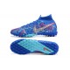 Nike Mercurial Superfly 7 Elite TF Deep Blue Silver Ltblue Soccer Cleats