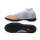 Nike Mercurial Superfly 7 Elite TF Grey Orange White Soccer Cleats