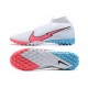 Nike Mercurial Superfly 7 Elite TF White Ltblue Peach Soccer Cleats