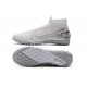 Nike Mercurial Superfly 7 Elite TF White Silver Soccer Cleats