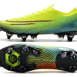 Nike Mercurial Vapor 13 Elite SG-PRO AC Low Yellow Green Pink Soccer Cleats