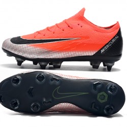 Nike Mercurial Vapor VI Elite CR7 SG AC Low Orange Silver Black Soccer Cleats