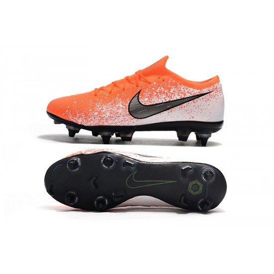 Nike Mercurial Vapor VII Elite SG AC Low Orange White Black Soccer Cleats