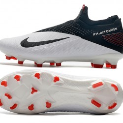 Nike Phantom Vision Elite DF FG Black White Soccer Cleats