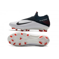 Nike Phantom Vision Elite DF FG Black White Soccer Cleats