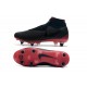 Nike Phantom Vision Elite DF SG Black Win Red Grey Soccer Cleats