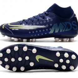 Nike Superfly 7 Academy AG Deep Blue White Soccer Cleats