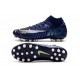 Nike Superfly 7 Academy AG Deep Blue White Soccer Cleats