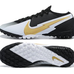 Nike Vapor 13 Elite TF Gold Black Grey Soccer Cleats