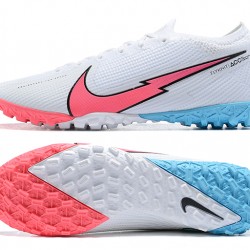 Nike Vapor 13 Elite TF Pink Ltblue White Black Soccer Cleats
