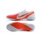 Nike Vapor 13 Elite TF White Orange Silver Soccer Cleats