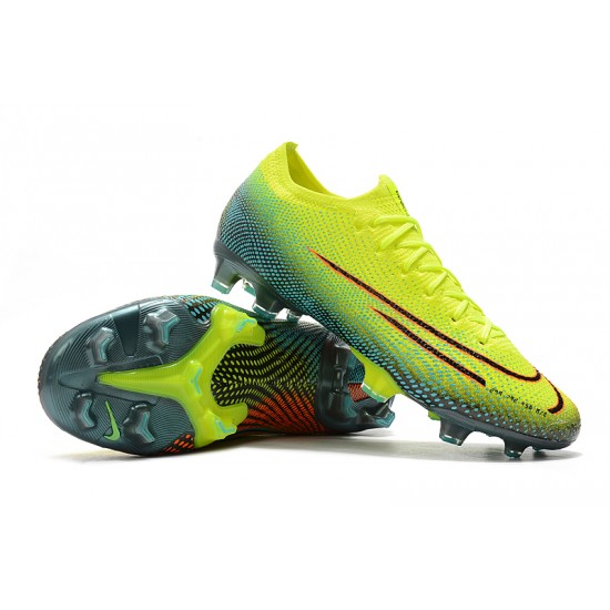 Nike Dream Speed 002 Mercurial Vapor 13 Elite FG Yellow Green Red Black Soccer Cleats